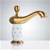 Gold Automatic Sensor Touchless Basin Faucet